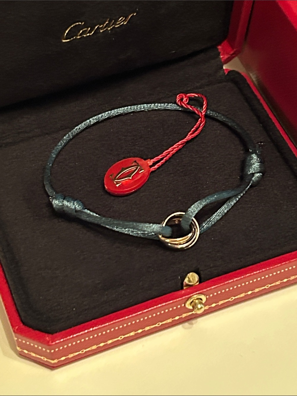Cartier Trinity Cord Bracelet with box